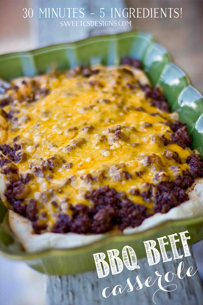 bbq beef casserole